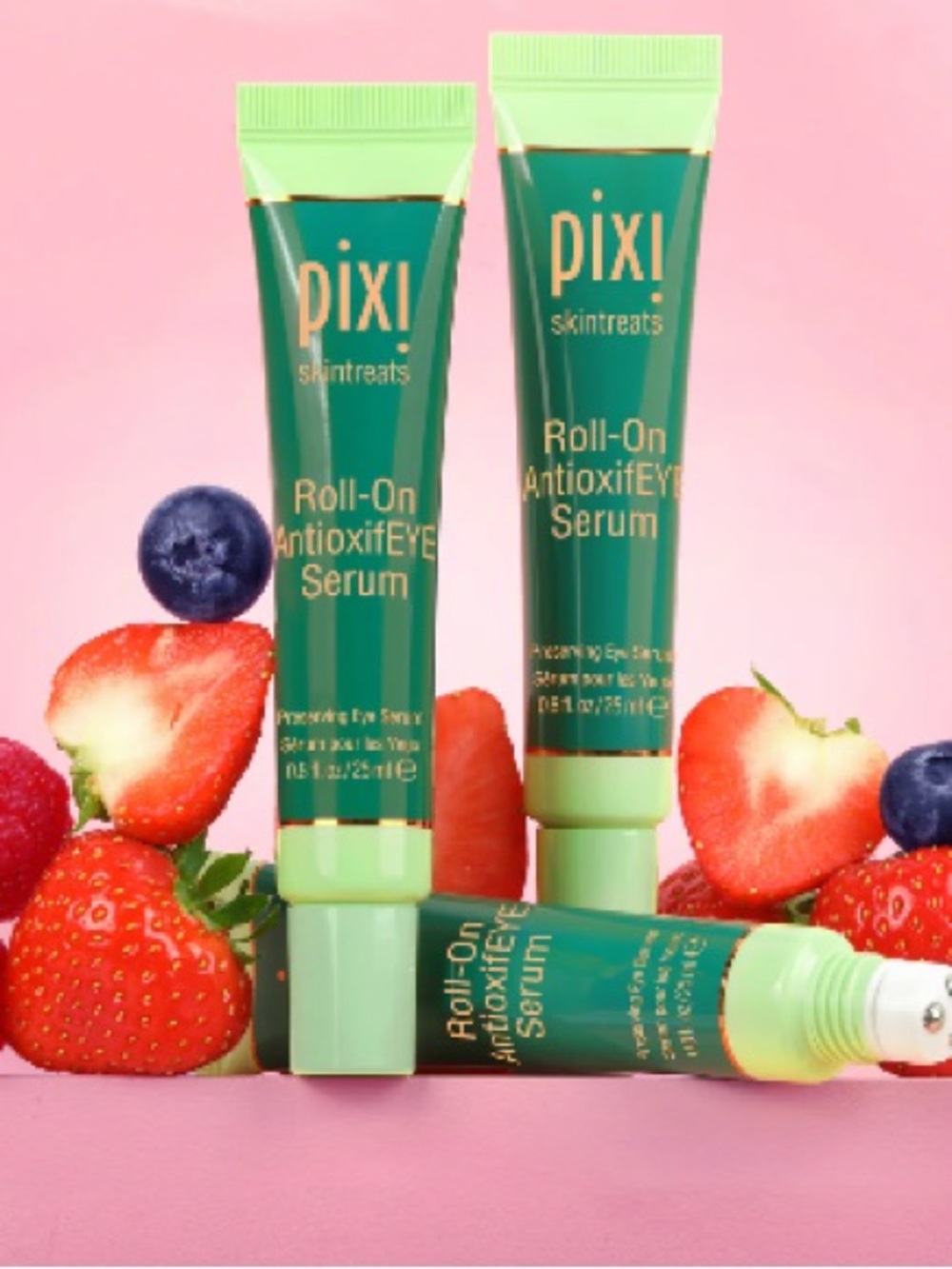 Pixi Roll-On AntioxidifEYE Serum - Teal and Light Green